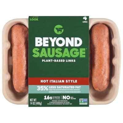 B.M Sausage Hot Italian 8/14 OZ [UNFI  #2267938]