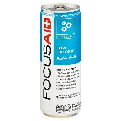 Lifeaid Beverage Company Energy Blend Low Calorie Melon Mate Focus 12/12 OZ [UNFI #1991132] T