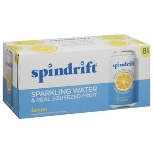 Spindrift Sparkling Water Lemon 3/8/12 OZ [UNFI #2390532] [ebt] T