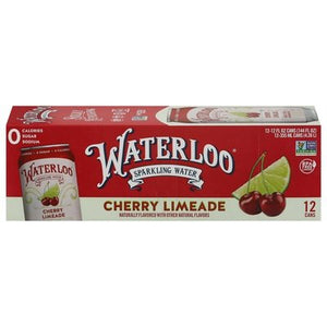 Waterloo Sparkling Water Cherry Limeade 2/12/12 OZ [UNFI #2812915] [ebt] T