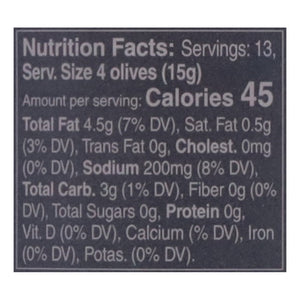 Mina Olives Dry Cured Moroccan 6/7 OZ [UNFI #2411791] [ebt]