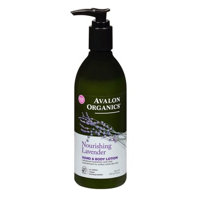 Avalon Organics Nourishing Lavender Hand & Body Lotion 12 OZ [UNFI #0936575] T