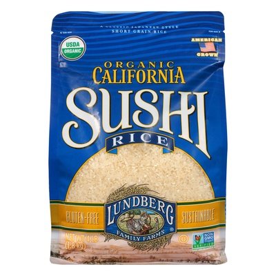 Lundberg Family Farms Sushi Rice Organic California 6/4 LB [UNFI #2198869] [ebt]