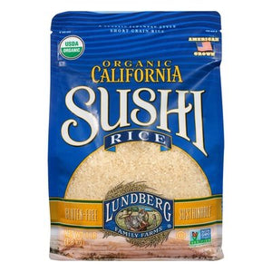 Lundberg Family Farms Sushi Rice Organic California 6/4 LB [UNFI #2198869] [ebt]
