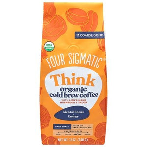 Four Sigmatic Coffee Organic Cold Brew Dark Roast 8/12 OZ [UNFI #2999696] [ebt]