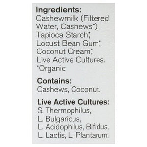 Forager Project Cashewmilk Yogurt Dairy-Free Organic Unsweetened Plain Probiotic 6/24 OZ [UNFI #1940733] [ebt]