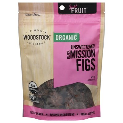 Woodstock Figs Organic Mission Black Unsweetened 8/10 OZ [UNFI #0651349] [ebt]