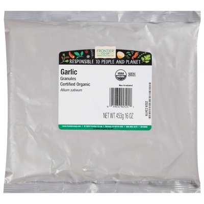Frontier Nat Prod Co-Op Garlic Granules 1 Lb [UNFI #0298331] [ebt]
