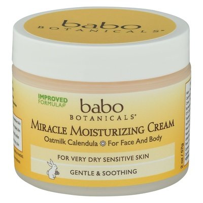 Babo Botanicals Moisturizing Cream Miracle Gentle & Soothing 1/2 OZ [UNFI #1632298] T