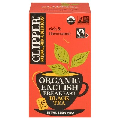 Clipper Black Tea Organic English Breakfast 6/20 BAG [UNFI #2334043] [ebt]