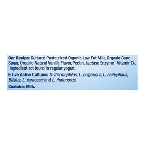 Stonyfield Organic Yogurt Lowfat Organic Vanilla 6/32 OZ [UNFI #0552844] [ebt]