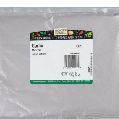 Frontier Garlic Minced Allium Sativum 1/# [UNFI-CARLISLE #0310581 ] [ebt]