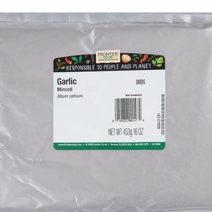 Frontier Garlic Minced Allium Sativum 1/# [UNFI-CARLISLE #0310581 ] [ebt]