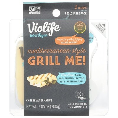 Violife Cheese Alternative 100% Vegan Mediterranean Style 8/7.05 OZ [UNFI #2824019] [ebt]
