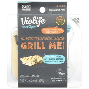 Violife Cheese Alternative 100% Vegan Mediterranean Style 8/7.05 OZ [UNFI #2824019] [ebt]