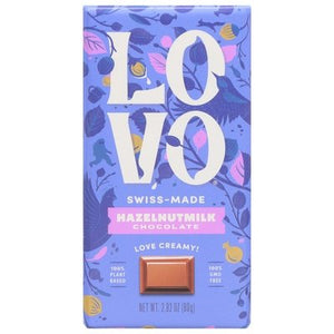Lovo Chocolate Hazelnutmilk Swiss-Made 12/2.82 Z [UNFI #2965333] [ebt] T