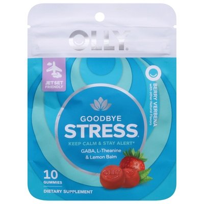 Olly Goodbye Stress Berry Verbena Gummies 24/10 CT [UNFI #2510527] T