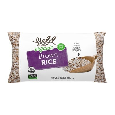 Field Day Long Grain Brown Rice 12/32 OZ [UNFI #2534725] [ebt]