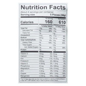 Blue Stripes Whole Cacao Beans Hazelnut Butter Chocolate Covered 6/4 OZ [UNFI #2836823] [ebt]