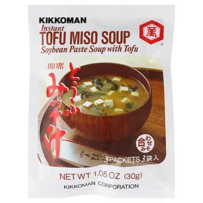 Kikkoman Instant Soup Soybean Paste with Tofu Tofu Miso 12/1.05 Z [UNFI #3053493] [ebt]