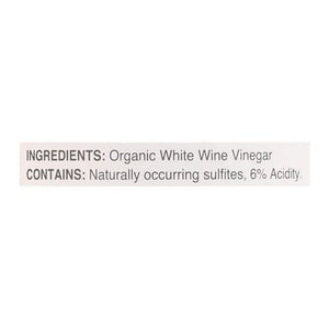 Madhava Vinegar Organic White Wine 6/16.9 OZ [UNFI #2545143] [ebt]