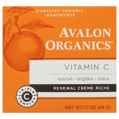 Avalon Organics Renewal Creme Riche Vitamin C 1.7 OZ [UNFI #2534816] T