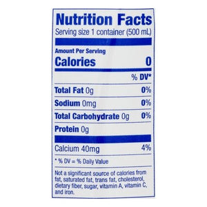 Flow Water Spring Water Alkaline Organic Blackberry + Hibiscus 12/500 ML [UNFI #2408599] [ebt] T