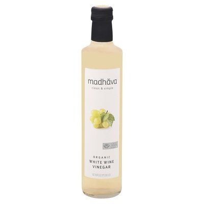 Madhava Vinegar Organic White Wine 6/16.9 OZ [UNFI #2545143] [ebt]