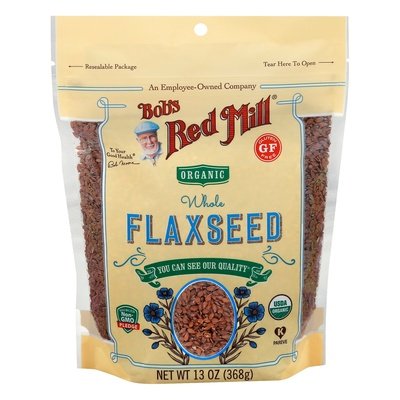 Bobs Red Mill Flaxseed Organic Whole 4/13 OZ [UNFI #2688778] [ebt]