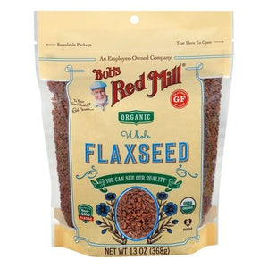 Bobs Red Mill Flaxseed Organic Whole 4/13 OZ [UNFI #2688778] [ebt]