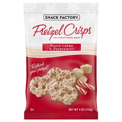 Pretzel Crisps Pretzel Crisps White Creme & Peppermint 12/4 OZ [UNFI #1057843] [ebt]