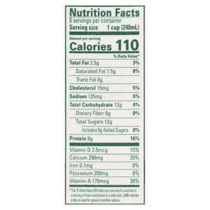 Organic Valley Milk Low Fat 1% Milk Fat 6/64 OZ [UNFI #0644740] [ebt] T