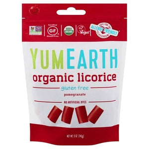 Yumearth Licorice Organic Pomegranate 6/5 OZ [UNFI #3028594] [ebt] T