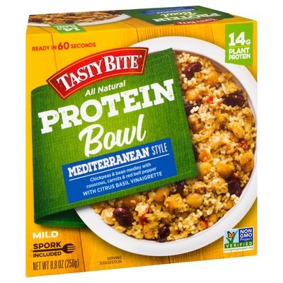 Tasty Bite Protein Bowl Mediterranean Style Mild 6/8.8 OZ [UNFI #2741957] [ebt]