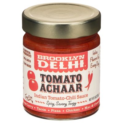 Brooklyn Delhi Indian Chili Sauce Tomato Achaar 6/9 OZ [UNFI #2468312] [ebt]