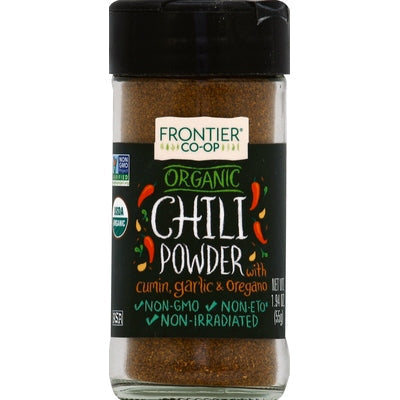Frontier Chili Powder Organic Og2 1/1.94 oz [UNFI-CARLISLE #1717495 ] [ebt]
