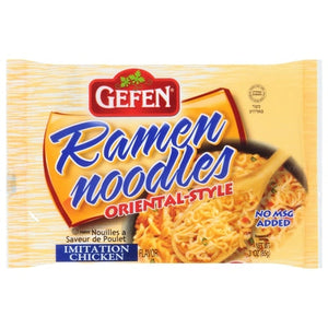 Gefen Ramen Noodles Imitation Chicken Flavor Oriental-Style 24/3 oz [UNFI #1041029 ] [ebt]