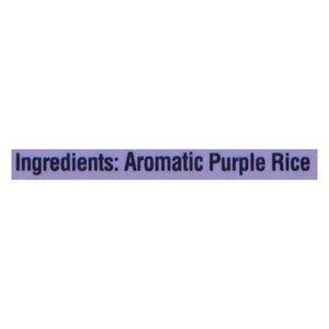 Ralston Family Farms Purple Rice Artisanal 6/16 OZ [UNFI #2512036] [ebt]