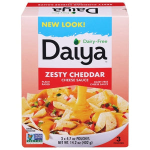 Daiya Cheese Sauce Dairy-Free Zesty Cheddar 8/14.2 OZ [UNFI #2284883] [ebt]