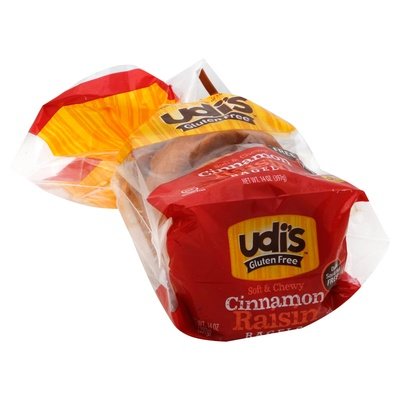 Udi Bagel Cinn Rsn 5 Pk 8/13.9 OZ [UNFI  #1621747]