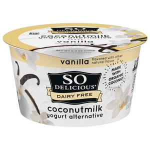 So Delicious Yogurt Alternative Vanilla Coconutmilk 12/5.3 OZ [UNFI #2316792] [ebt]