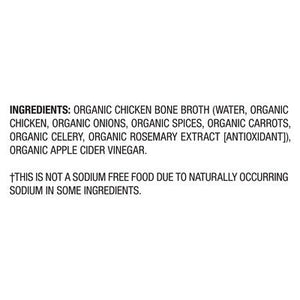 Pacific Foods Bone Broth Organic Unsalted Chicken 12/32 OZ [UNFI #1575307] [ebt]