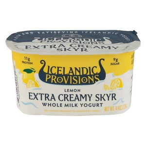 Icelandic Provisions Skyr Lemon Extra Creamy 12/4.4 OZ [UNFI #2798585] [ebt]