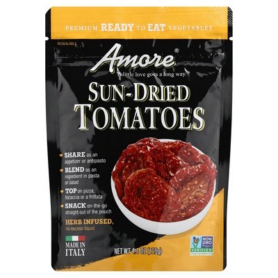 Amore Tomatoes Sun-Dried Pouch 10/4.4 OZ [UNFI #2441798] [ebt]