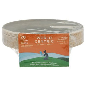 World Centric Bowls 11.5 Ounce 12/20 Ct [UNFI #0306597] T