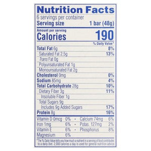 Luna Nutrition Bars Whole Lemonzest 6/6/1.69OZ [UNFI #1703370] [ebt]