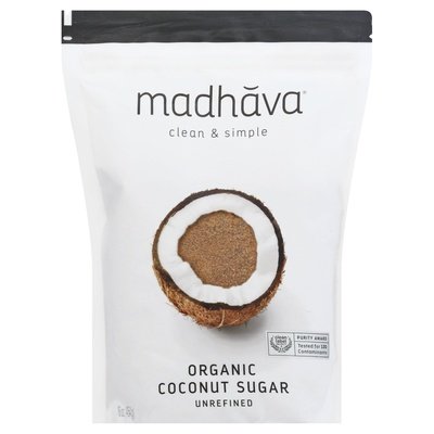 Madhava Coconut Sugar Organic Unrefined 6/16 OZ [UNFI #1054550] [ebt] T