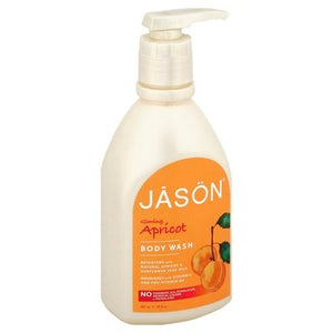Jason Natural Products Body Wash Glowing Apricot 1/30 OZ [UNFI #211581] T