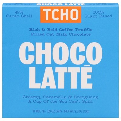 Tcho Chocolate Milk Chocolate Choco Latte 10/2.5 OZ [UNFI #2825099] [ebt] T