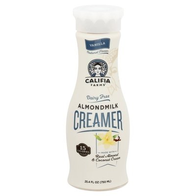 Califia Farms Creamer Almondmilk Dairy Free Vanilla 6/25.4 OZ [UNFI #2063337] [ebt] T